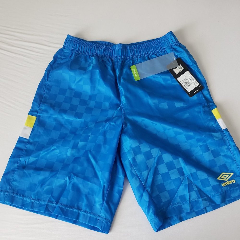 Umbro Premier Nylon Shorts Royal Blue